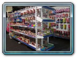 Linha leve abastecida com produtos
